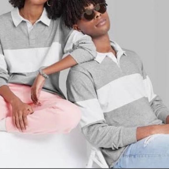 WILD Fable-Unisex-Long Sleeve Rugby Polo
Style Shirt - Picture 6 of 11